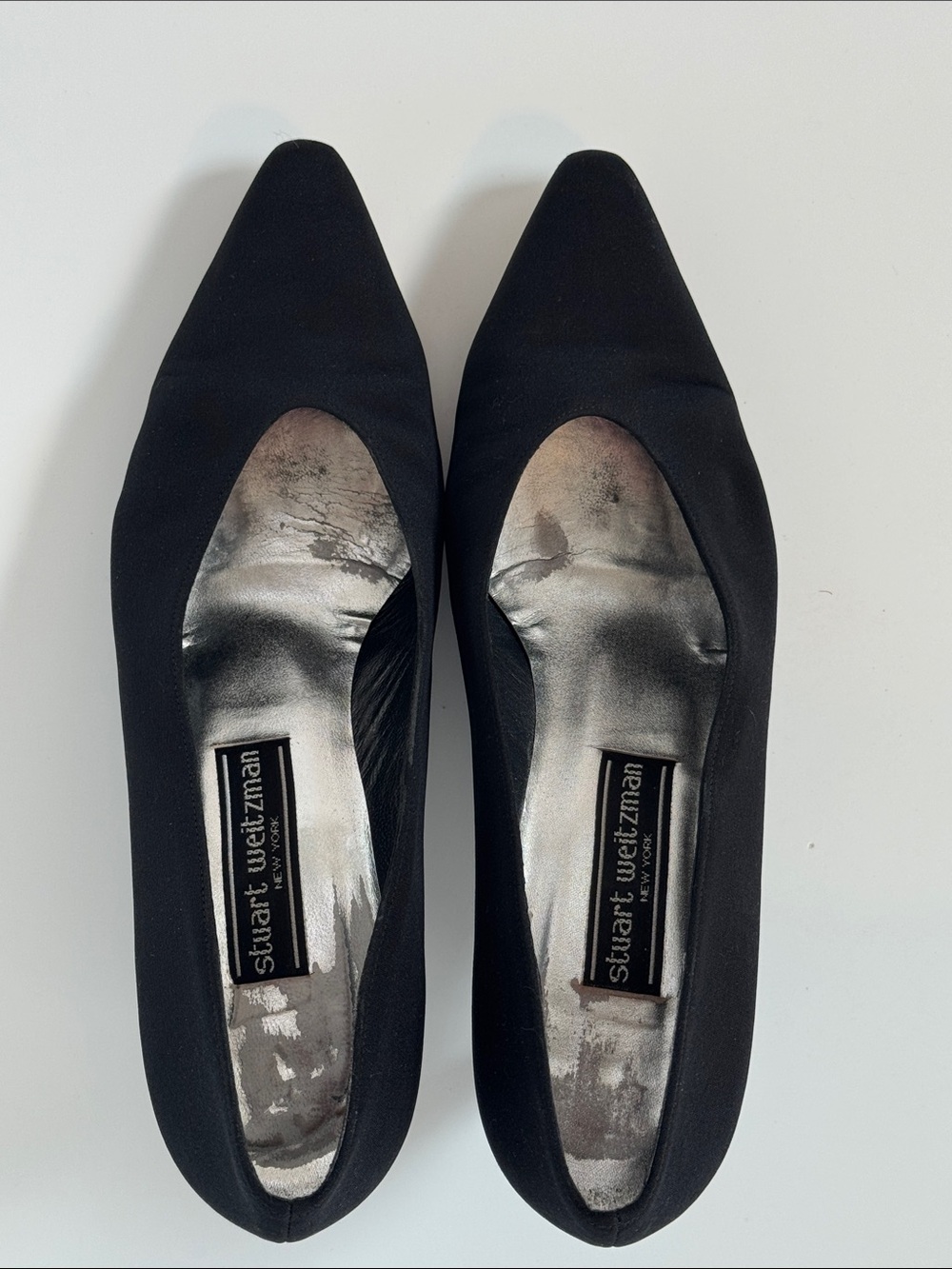 Vintage Y2K Classic Stuart Whitman Black Pumps